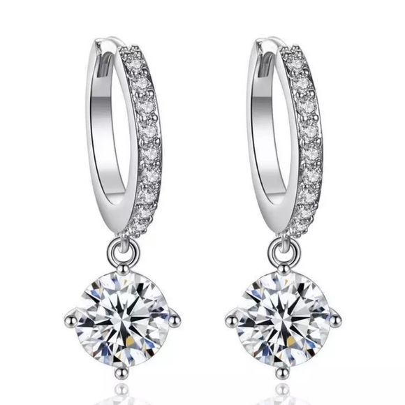 Jewelry - 🌟SALE🌟Silver Mini Drop Mosaic Earrings